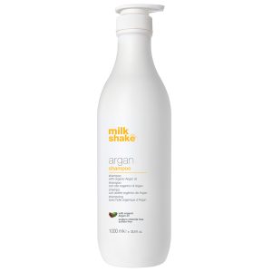 milk shake, argan, sulfates free, hair shampoo, for moisturizing, 1000 ml